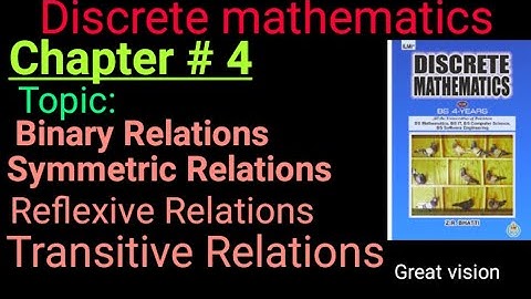 Discrete mathematics by zr bhatti chapter 4 . Relations equivalence Relation . |Great vision|