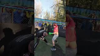 Justin vs Saxman Full Fight : Boxing