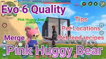 Utopia Origin: Merge Pink Huggy bear evo 6