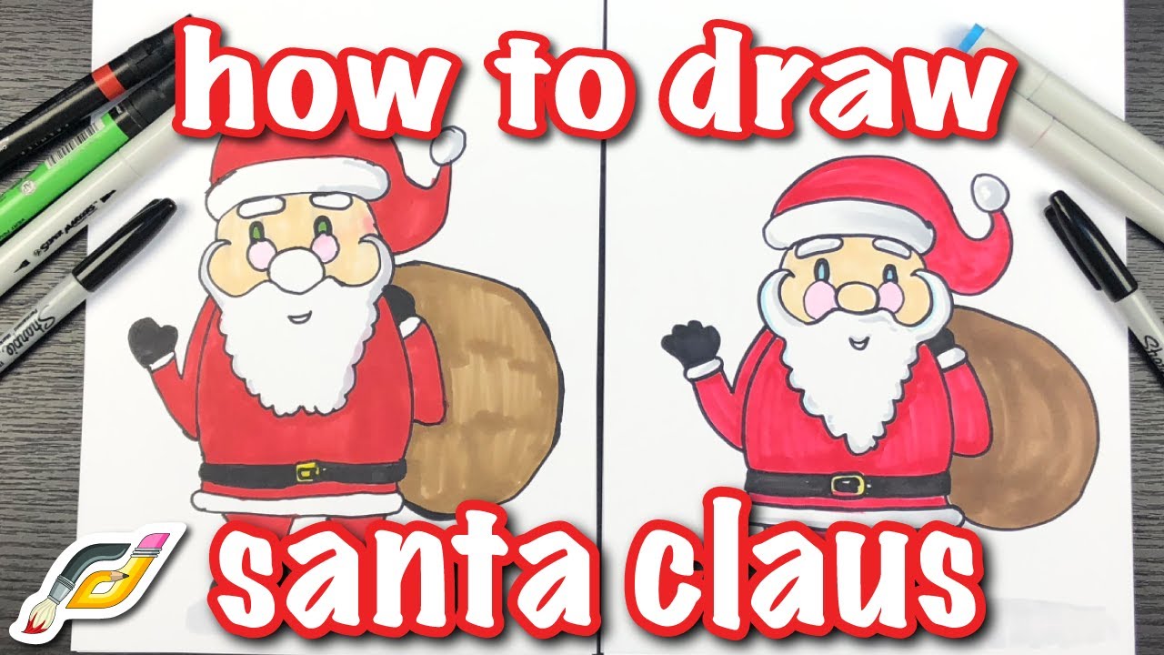 How To Draw Santa Claus Step By Step Easy Drawings For Anyone