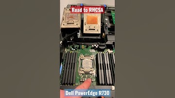 Studying for #RedHat’s #RHCSA, replacing thermal paste on cpu’s of my #Dell #PowerEdge #R730 #server