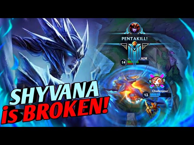 SHYVANA IS TOO OP IN THE CURRENT PATCH! (20 KILLS) BUILD & RUNES - Wildrift  - YouTube