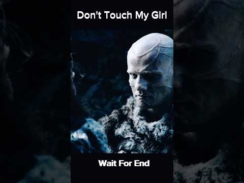 Don't Touch My Girl 🥺 #gameofthrones #jonsnow #aryastark