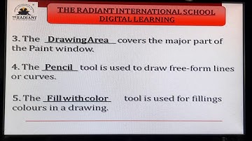 CBSE GRADE 2 COMPUTER CH 7 FUN WITH PAINT