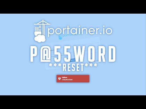 How To Reset Your Portainer Password