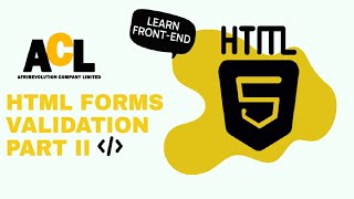 HTML FORMS | Forms Creation | Forms Validation | Part II