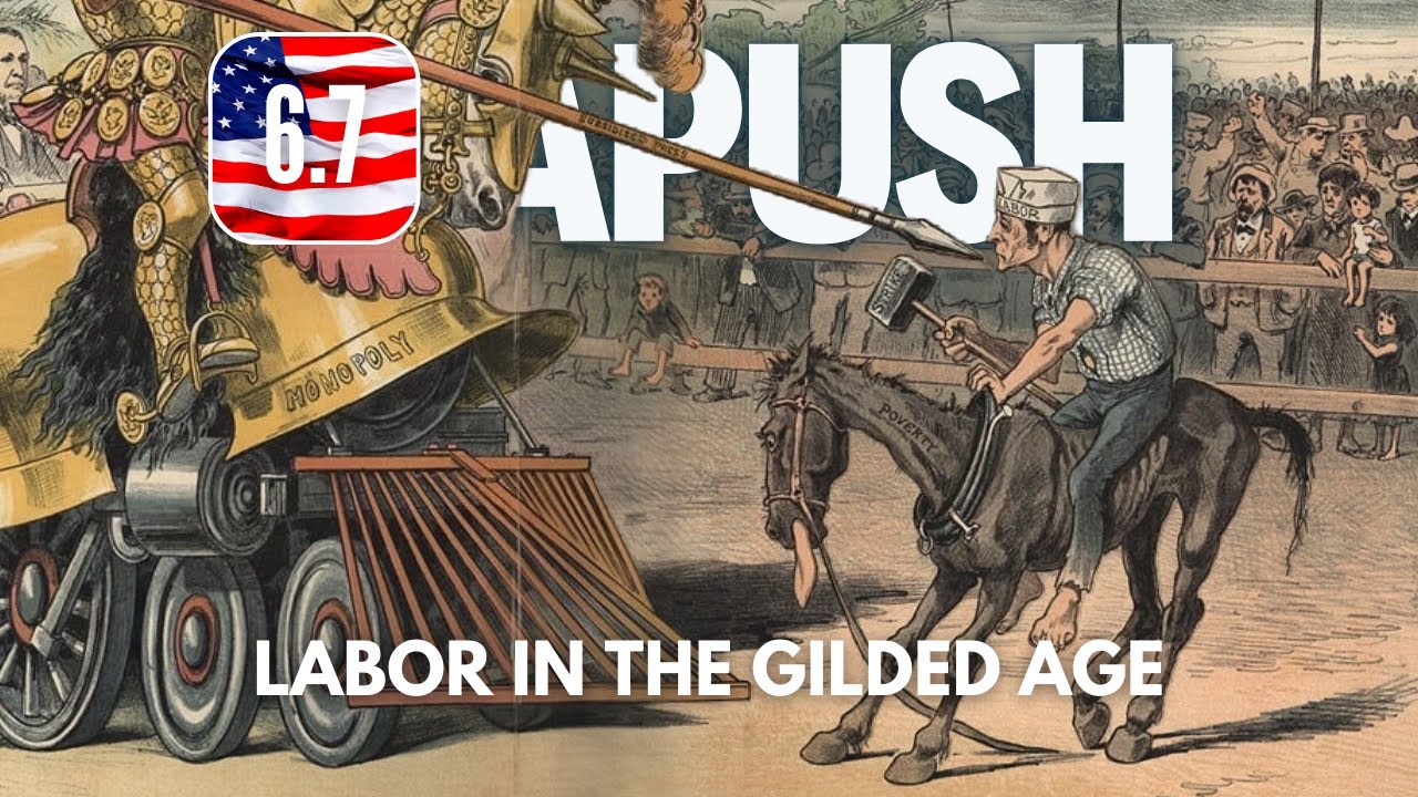 61 APUSH 6 7 Labor In The Gilded Age UPDATED YouTube 61-apush-6-7-labor-in-the-gilded-age-updated-youtube