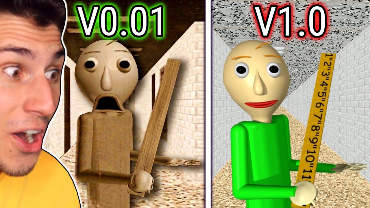 I Played The First Version of Baldi's Basics Ever Made! Realtime ...