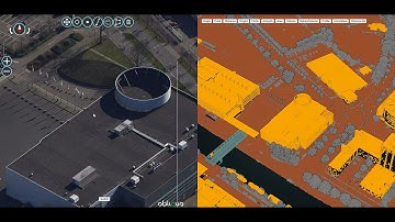 sync potree camera with obliquo view