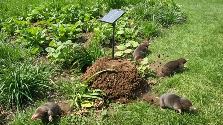 I stuck THIS in the ground and all the moles disappeared from the garden