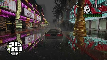 Multi Theft Auto SA with DX9 Mod Rain Effects
