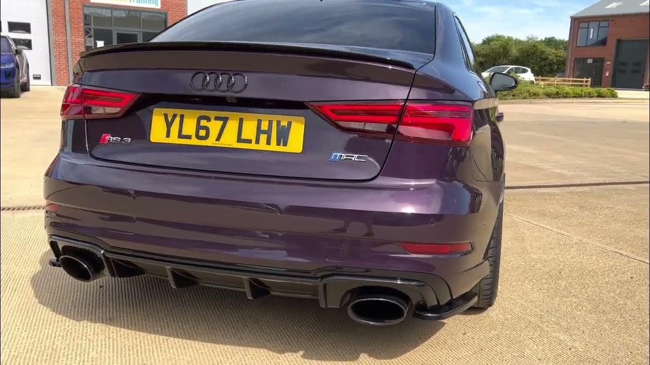 Audi RS3 Saloon DSG Merlin Purple 550BHP MRC S2 Mega Spec