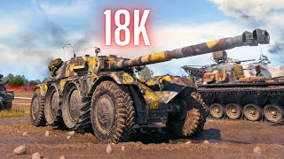 World of Tanks Panhard EBR 105 - 18K Assist + Damage & T-100LT & Manticore