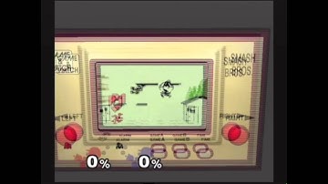 Super Smash Background: Parachute (Game & Watch)