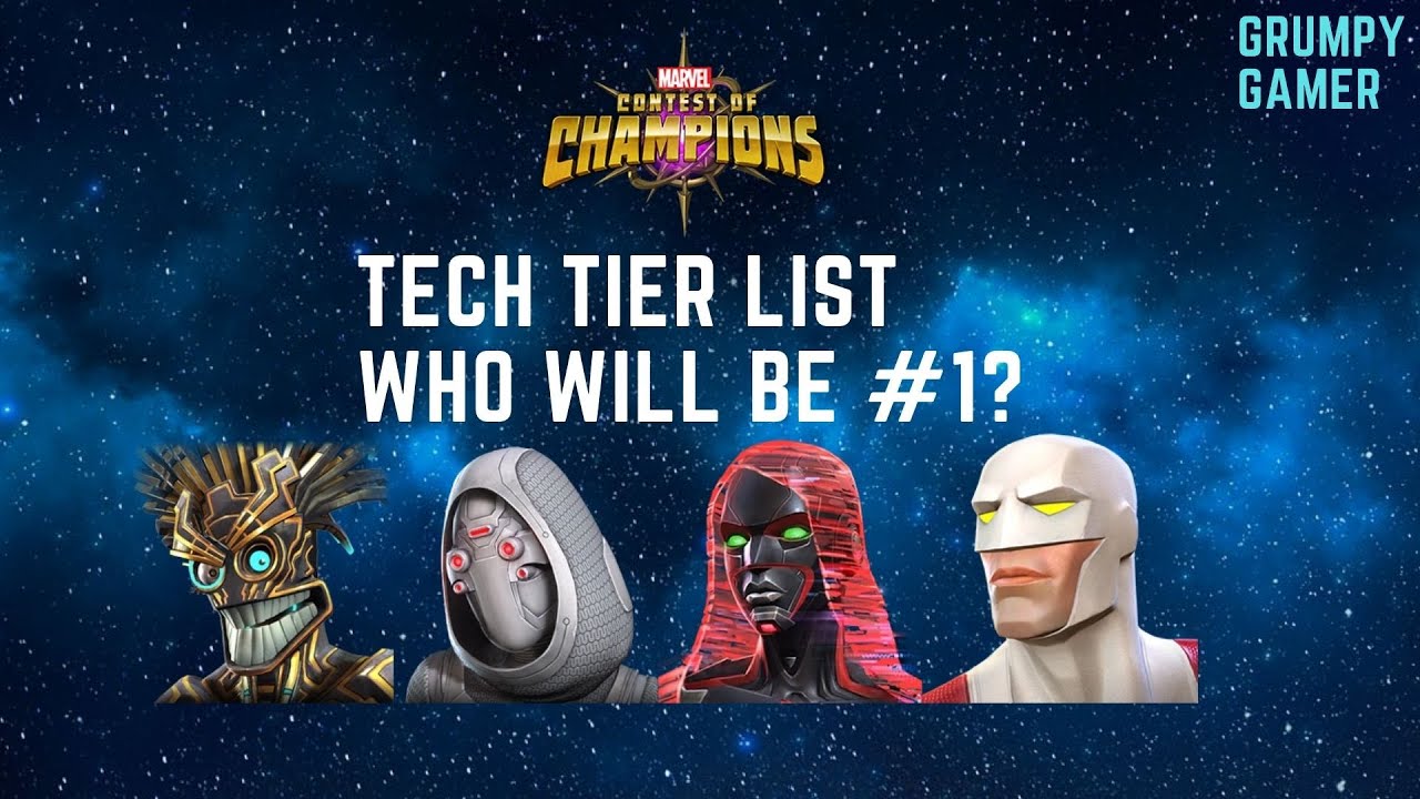 Tech Tier List | November 2021 | MCOC | Marvel Contest of Champions