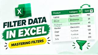 Master Excel Filters | Find & Organize Data FAST #excel #tutorial Update