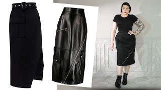 Making a Zippered Pencil Skirt Inspired By McQueen