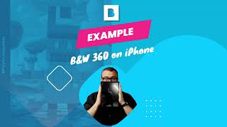 B&W 360 shot on Breeze Booth for iPhone