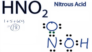 HNO2  Lewis Structure: How to Draw the Lewis Structure for Nitrous Acid