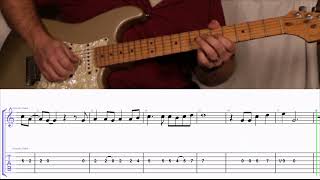 How to Play the Melody to Rhinestone Cowboy by Glen Campbell on Guitar with TAB