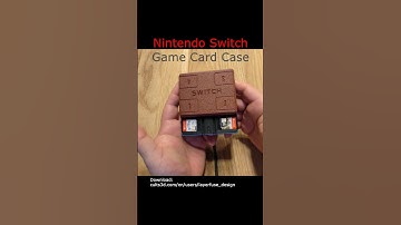 Nintendo Switch Game Card Case - 3D Print Design