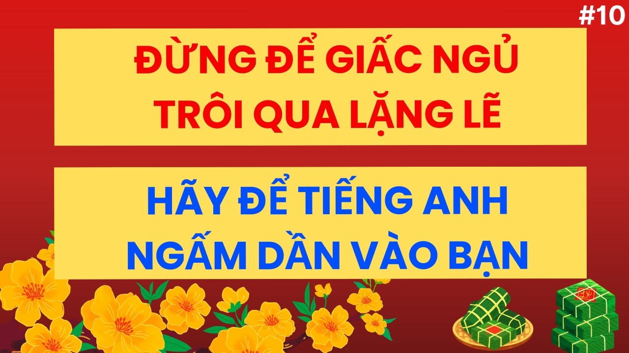 🔴LUYỆN NGHE TIẾNG ANH KHI NGỦ_Đừng Để Giấc Ngủ Trôi Qua Lặng Lẽ Hãy Để Tiếng Anh Thấm Dần Vào Bạn