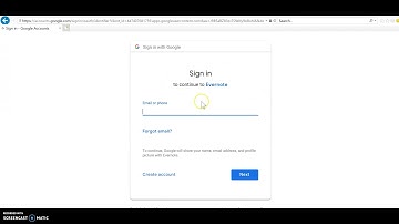 Creating an Evernote Account