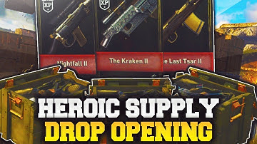 7 HEROIC DLC WEAPONS and 5 EPIC BRIBES in LIBERTY STRIKE SUPPLY DROP OPENING - NEW WEAPONS COD WW2