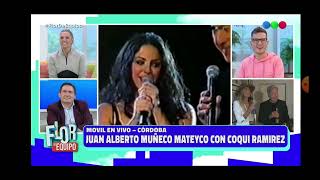 coki ramirez con mateyco en flor de equipo 04-06-2022