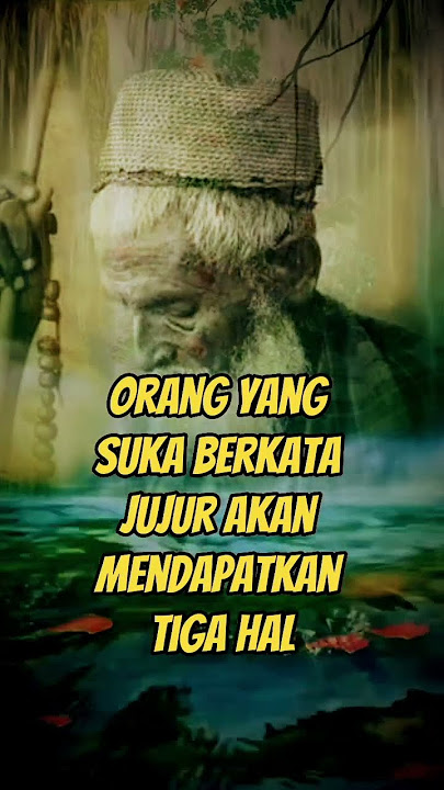 Manfaat orang jujur