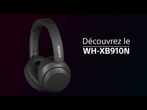 Sony WH-XB910N (Extra Bass) : casque sans fil à réduction de bruit - Cobra.fr