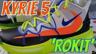 kyrie 5 rokit on feet