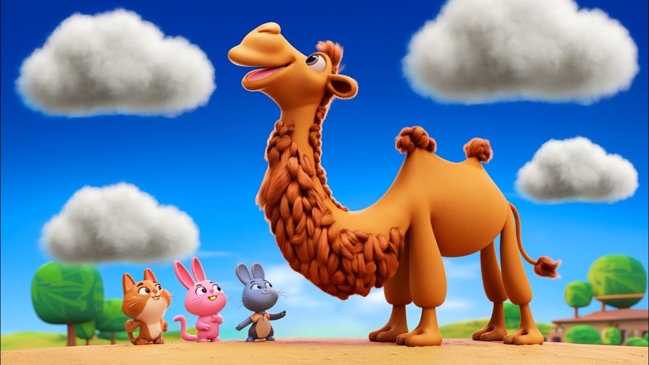 ऊंट और उसकी लम्बी गर्दन | The Camel And Its Long Neck | 3D Animation Stories | Hindi Stories