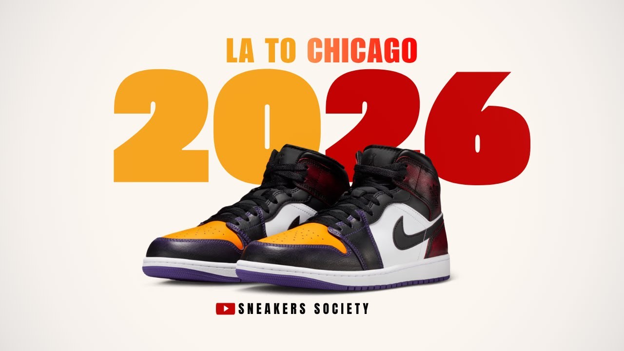 LA TO CHICAGO 2026 Air Jordan 1 Mid | DETAILED LOOK + PRICE - YouTube