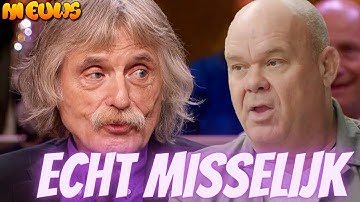 Johan Derksen vindt dat Paul de Leeuw te ver gaat: ‘Echt misselijk’