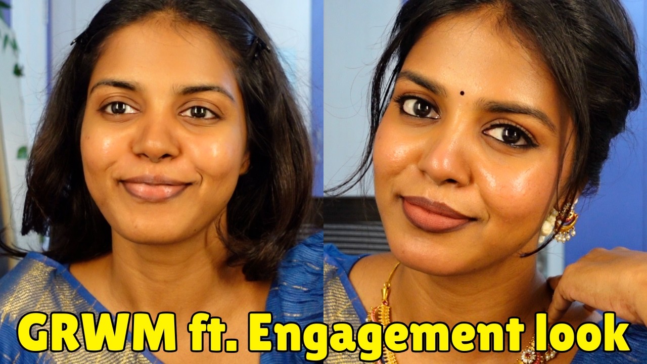 Engagement GRWM ✨5 Day Glow Challenge: Vitamin C -Before & After @Garnier India || HARINI SI