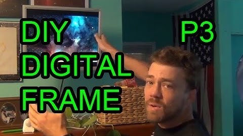 DIY Raspberry PI Digital Picture Photo Frame - P3