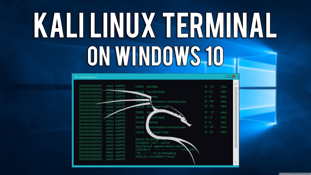 download kali linux for windows 10 pro