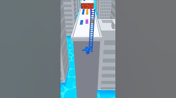 Gather Ladders CLIMB Walls – Ladder Master Lvl. 2 🪜🧍 #shorts #games #laddermaster