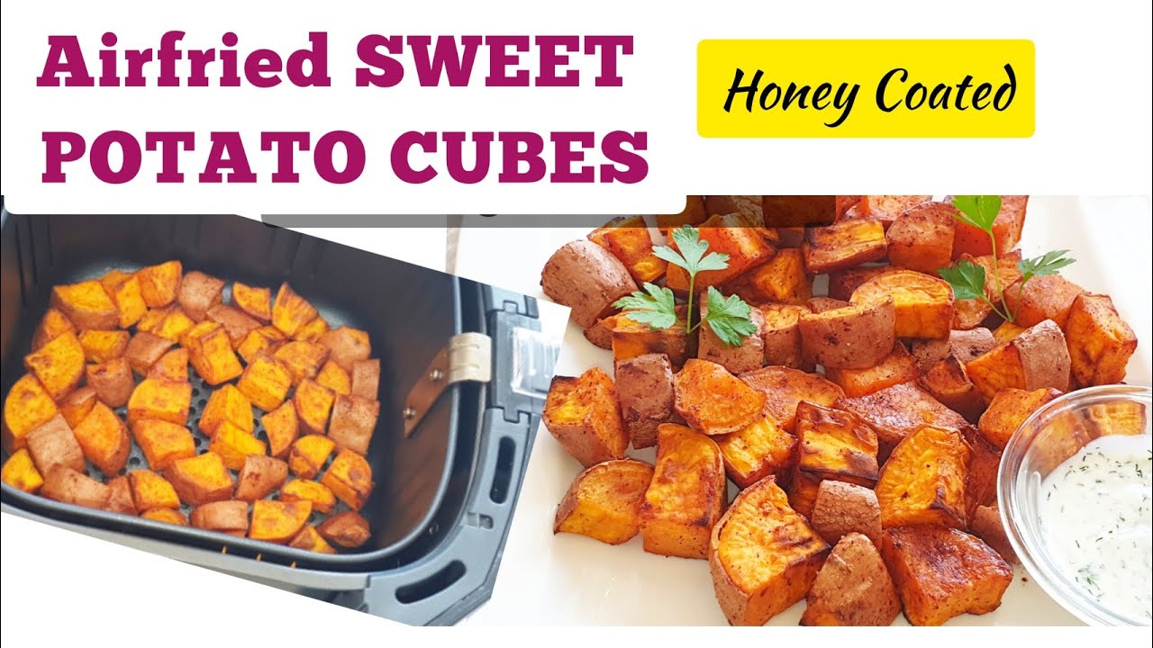 Air Fryer Sweet Potato Cubes - Healthful Blondie
