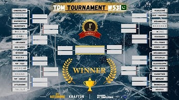 LIVE NOW — TDM TOURNAMENT W53 | Day 01 | Saturday | Start of War!