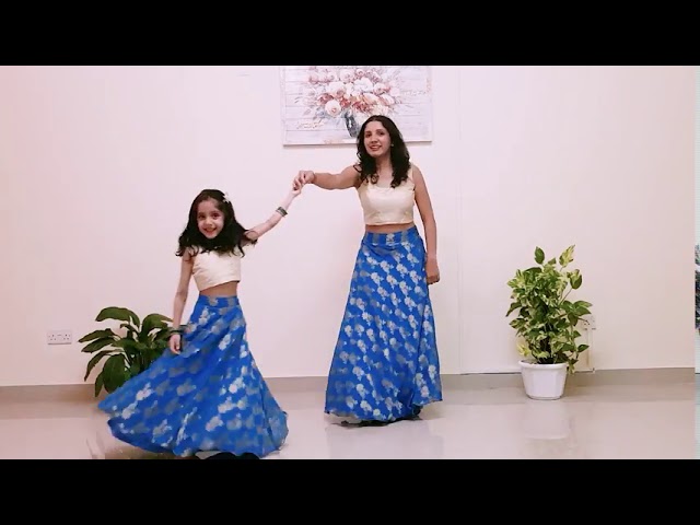 India's Talent | Yaad Piya Ki Aane | Mother Doughter Dance Step |Little Girl Easy Dance Step