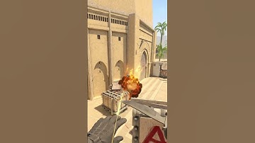 AWESOME CS2 MIRAGE MOLOTOV! #cs2 #shorts