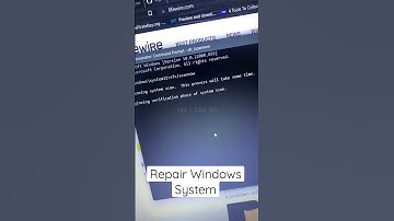 Use SFC / Scannow to Repair Windows System Files #shorts #RepairWindows
