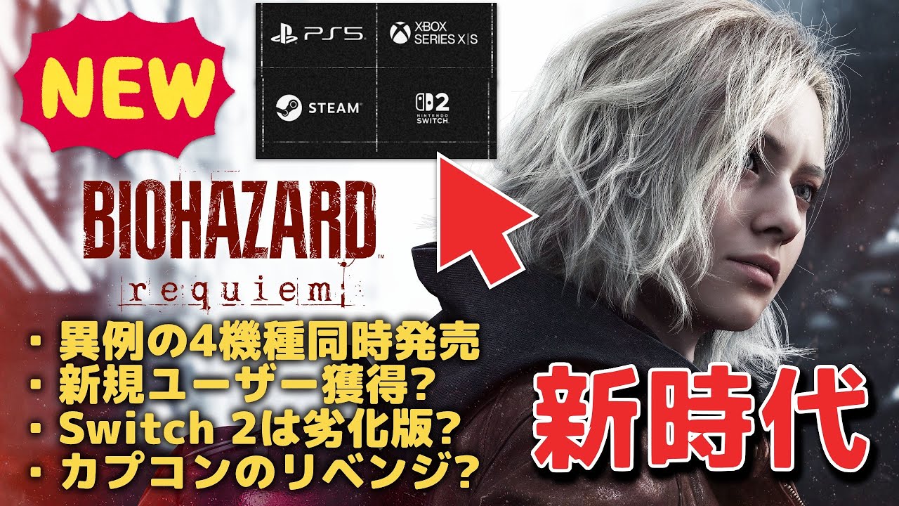 Biohazard 9] Resident Evil Requiem will be released simultaneously