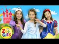 The Zoogies - Wheels On The Bus | Disney Princess Edition | Elsa, Snow White, Sofia the First