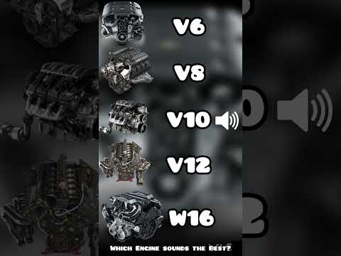 Which Engine sounds the Best? #shorts #v6 #v8 #v10 #v12 #w16 #engine