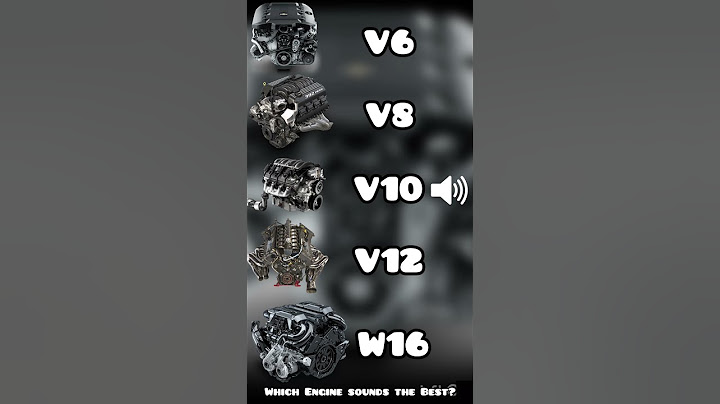 Which Engine sounds the Best? #shorts #v6 #v8 #v10 #v12 #w16 #engine