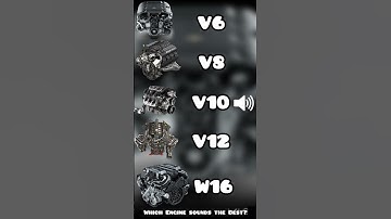 Which Engine sounds the Best? #shorts #v6 #v8 #v10 #v12 #w16 #engine