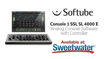 Softube Console 1 SSL SL 4000 E Analog Console Software with Controller Overview by Sweetwater